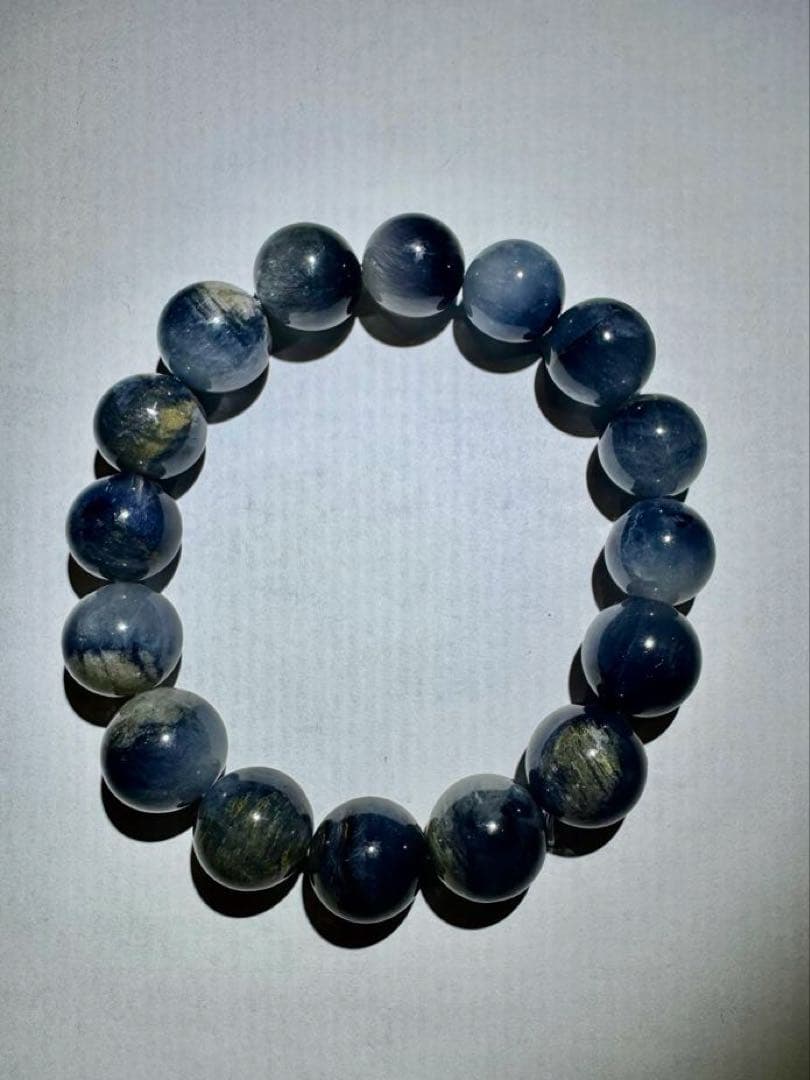 ブルールチル（インディゴライト） ブルーガーデン共生 13mm