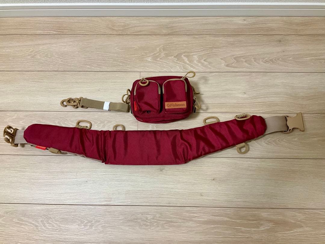 FISHMANシステムベルト&ポーチ 自分好みにアレンジ可能】かゆい所に手が届く「ムーバブルシステム