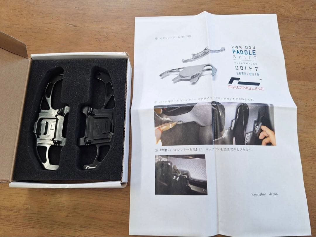 ゴルフ7/7.5r.gti レーシングライン DSGパドルシフト ピアノブラック