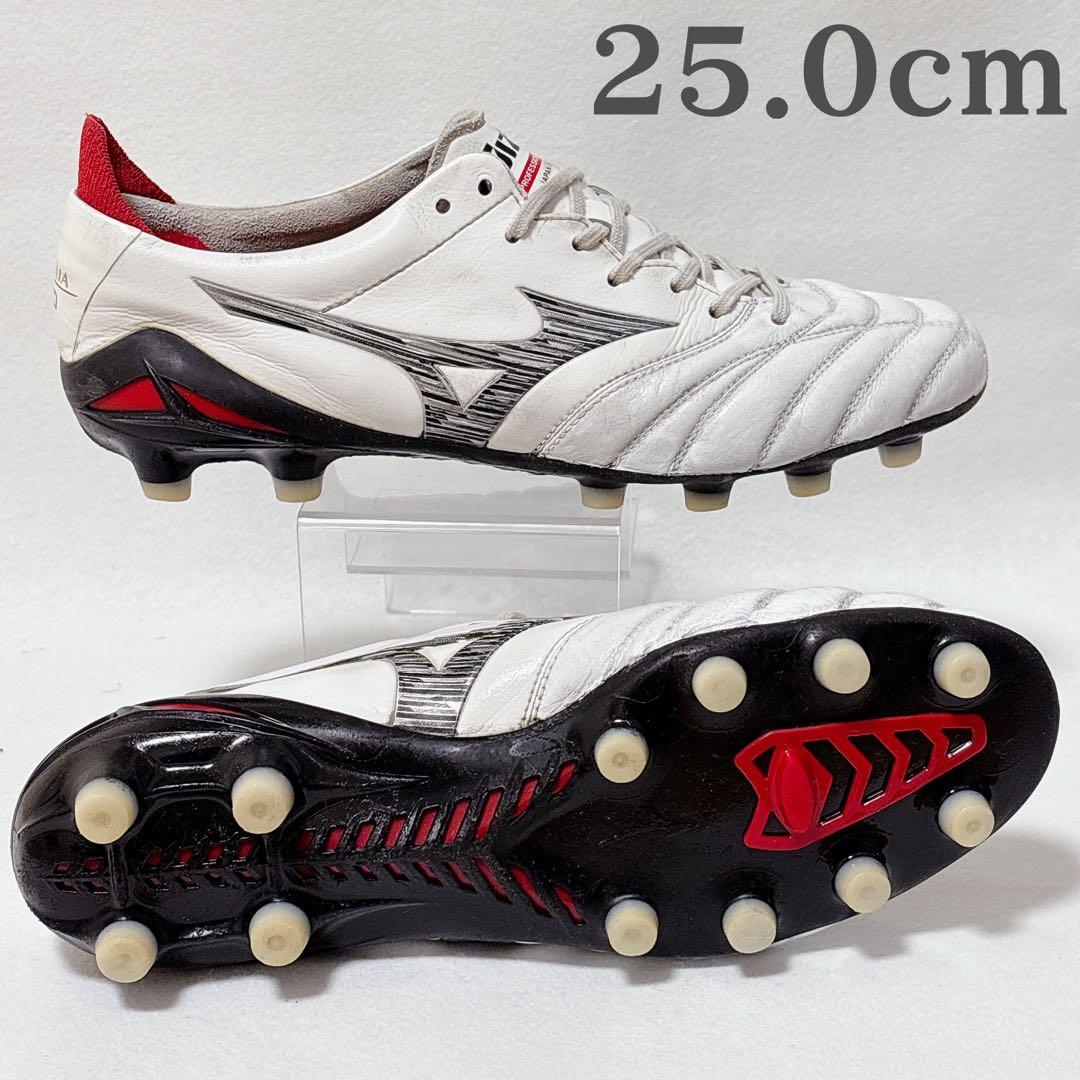モレリアネオ 4 JAPAN 25cm ホワイト　白　MIZUNO モレリアネオIV JAPAN(サッカー／フットボール)|P1GA253037|シューズ