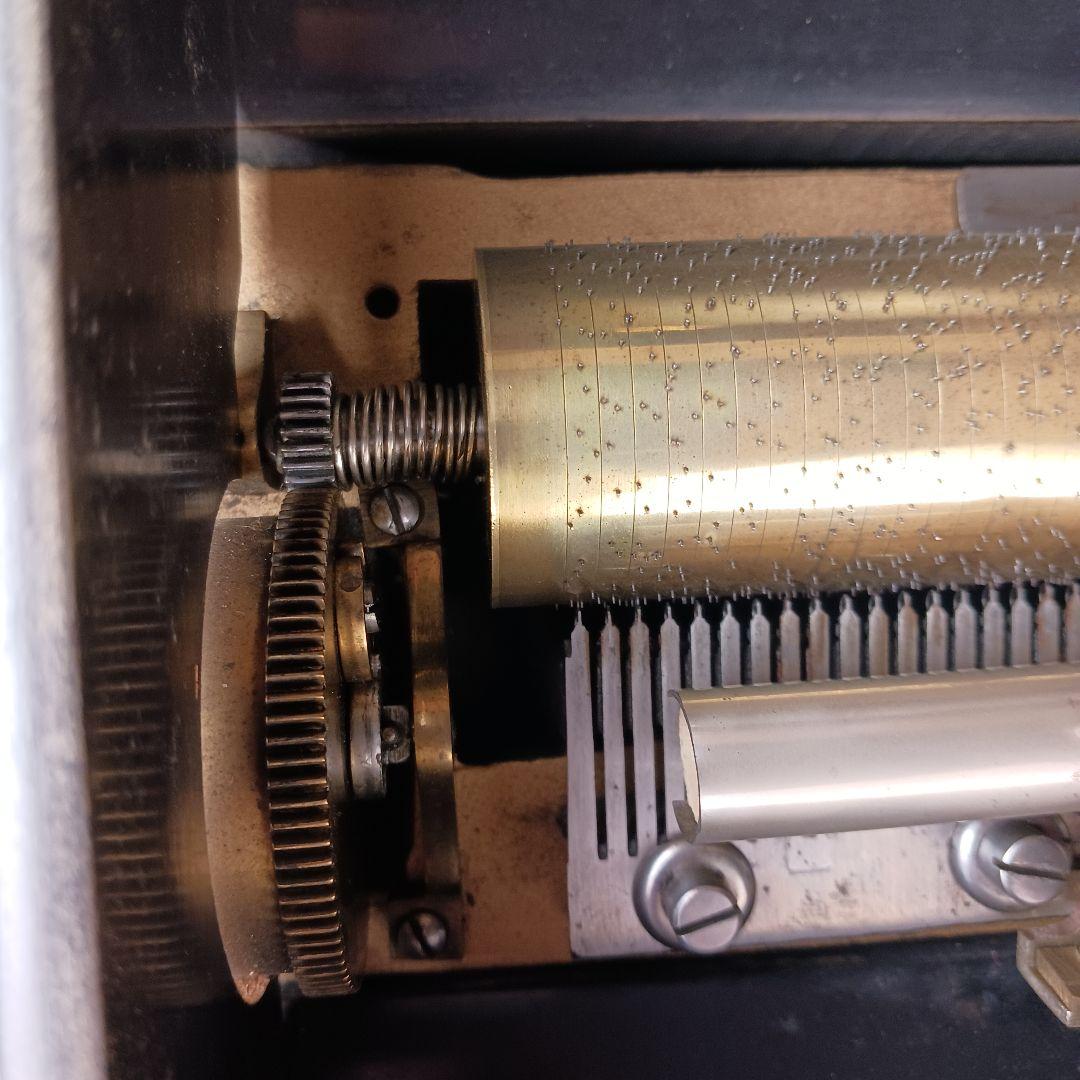 S153 フランス製 シリンダーオルゴール アンティーク アンティーク