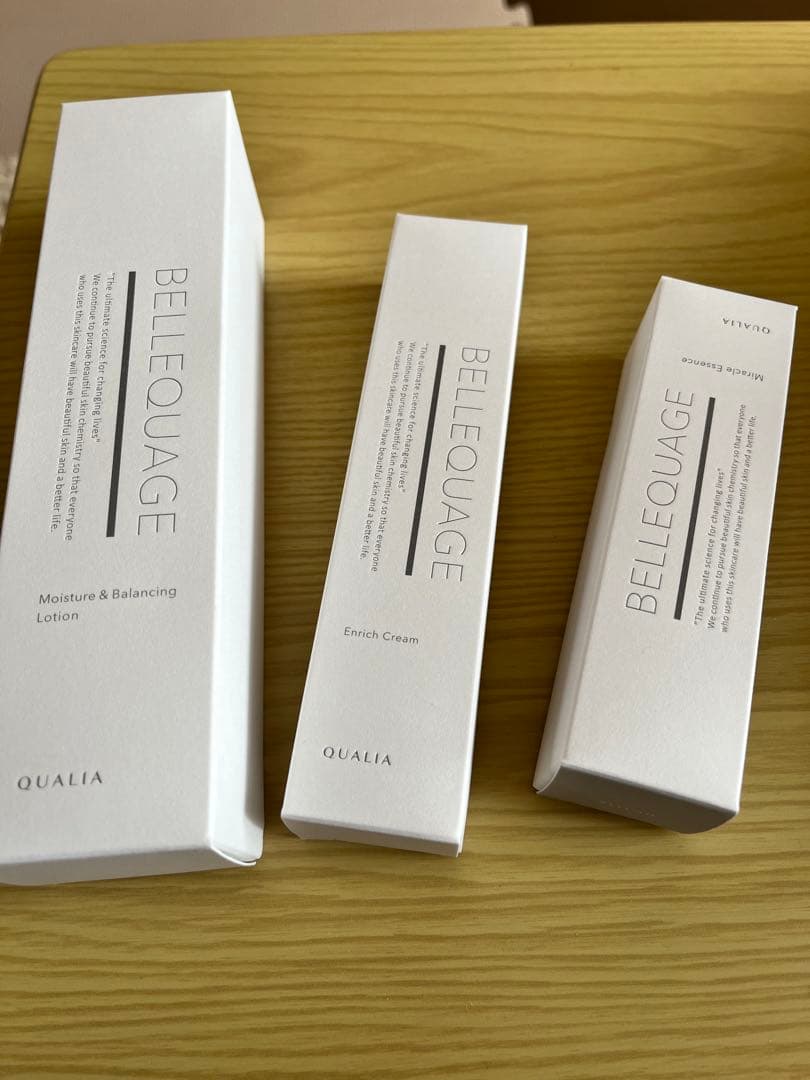 BELLEQUAGE スキンケアセット 3点セット ベルクアージュ(BELLEQUAGE)ヒト幹細胞美容液・化粧水・クリーム