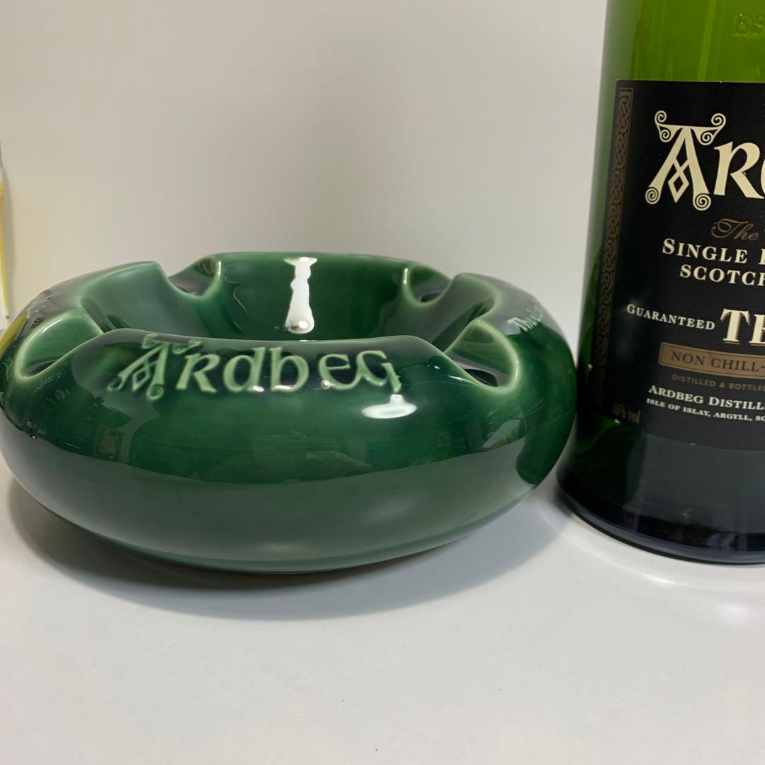 Ardbeg 陶器製灰皿 緑色