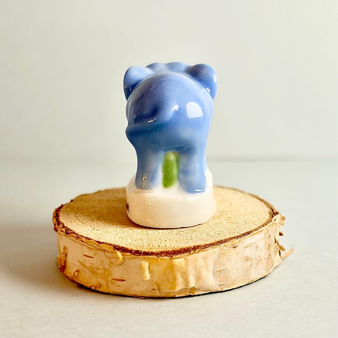 ゾウの赤ちゃんフェーブ フェーヴ 陶器 置物 ミニチュア フランス製
