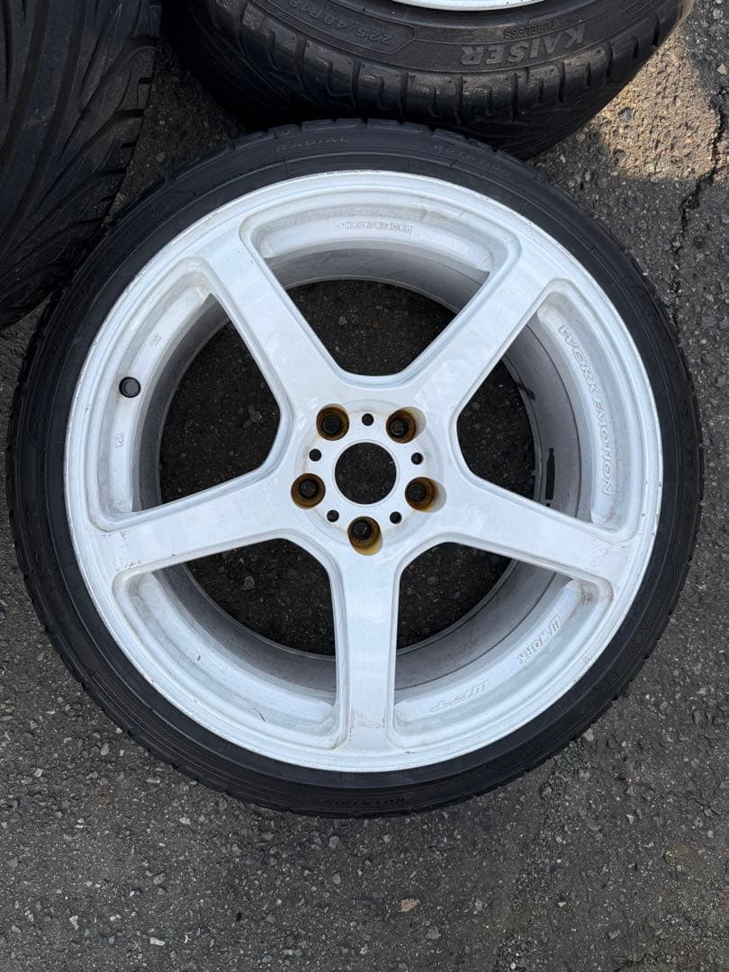 タイヤ・ホイール work evolution t5r 9.5j