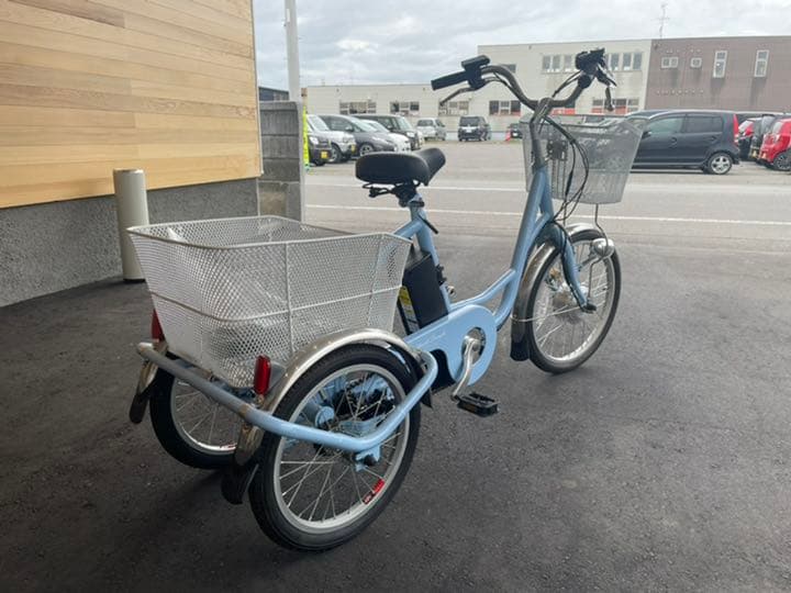 美品)電動アシスト三輪自転車超美品・1回試乗のみ】G E-PARTON PLUS