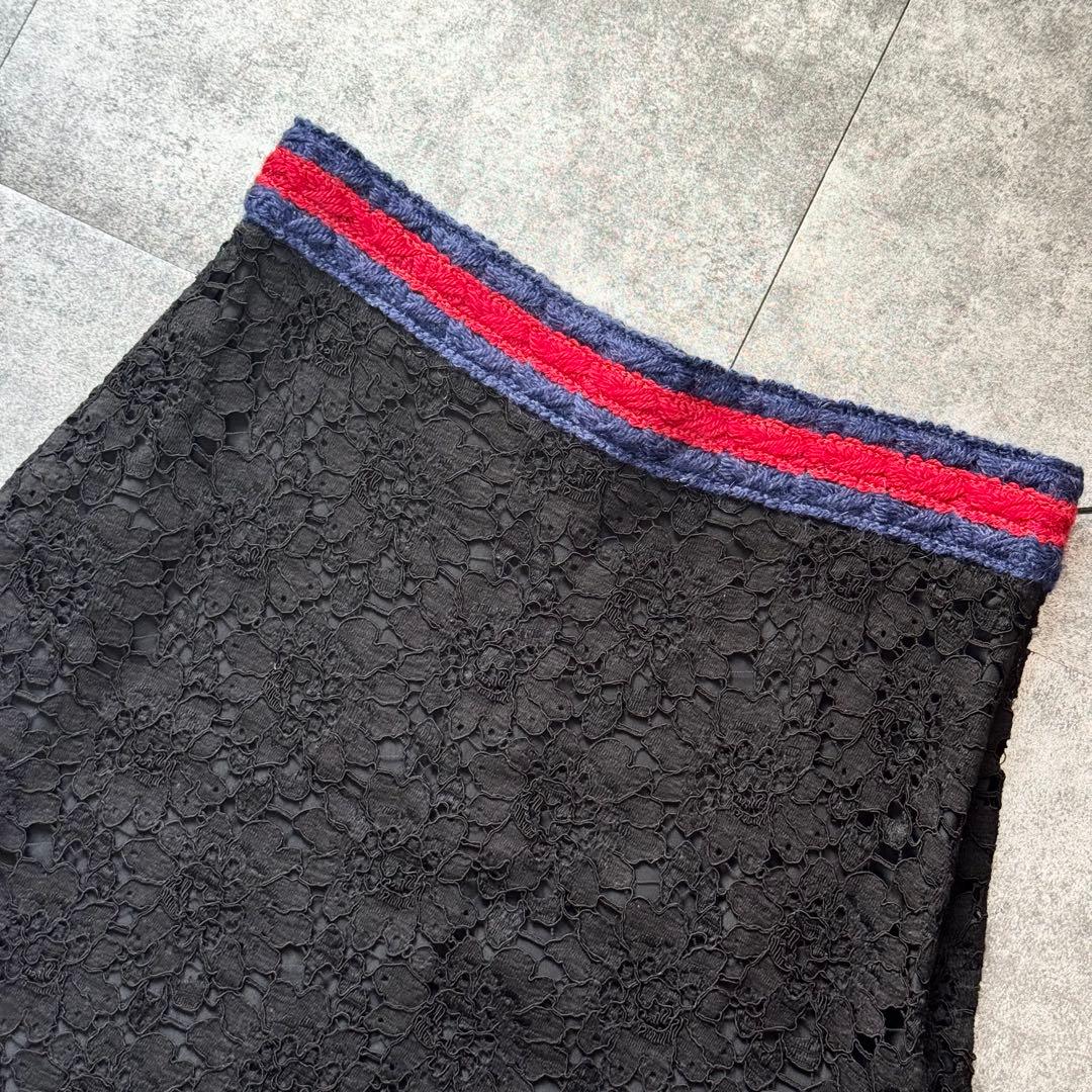 美品】グッチ GUCCI シェリーライン 花柄 総柄 タイトスカート 楽天