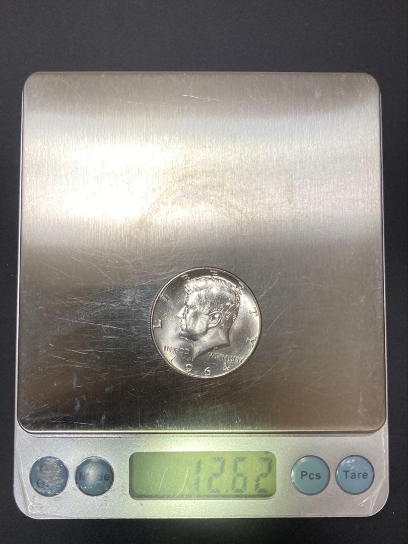 《アメリカ》ケネディハーフダラー銀貨3枚セットで(1964年)