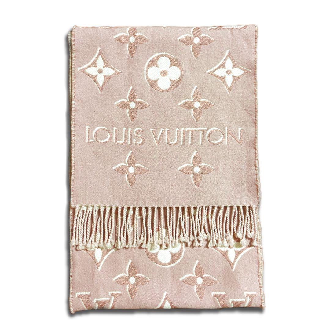 LOUIS VUITTON マフラー ストール ピンク 中古・古着通販】LOUIS VUITTON (ルイ ヴィトン) マフラー ピンク