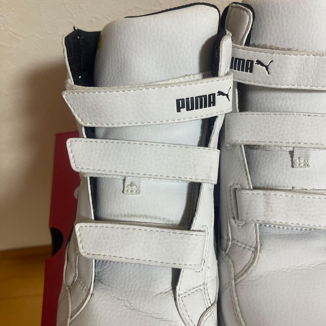 プーマ安全靴　エアツイスト2.0ホワイトミッド　H&L 28.0cm 美品