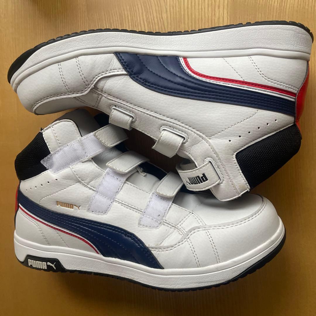 プーマ安全靴　エアツイスト2.0ホワイトミッド　H&L 28.0cm 美品