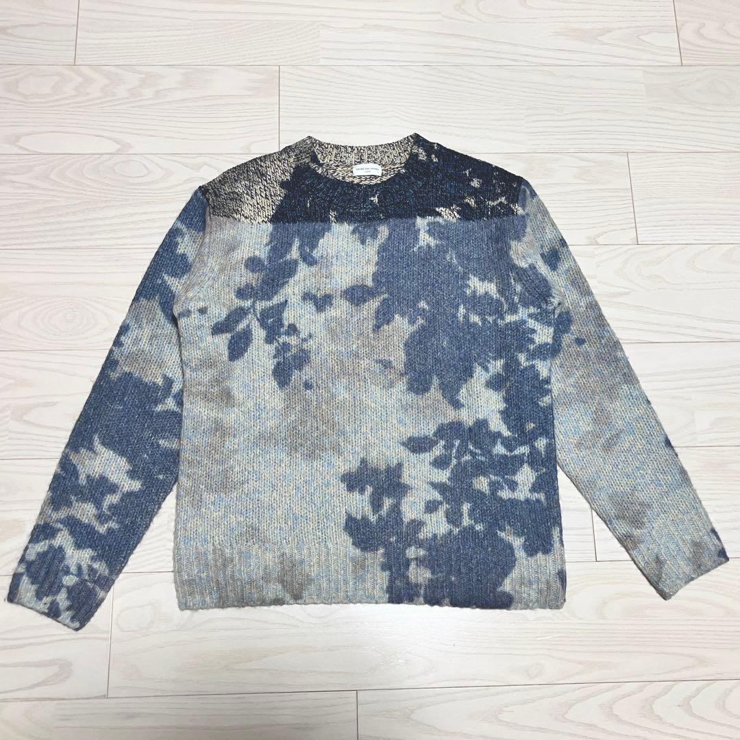 23年AW Dries Van Noten リーフ柄 ニット セーター アルパカ - メルカリ