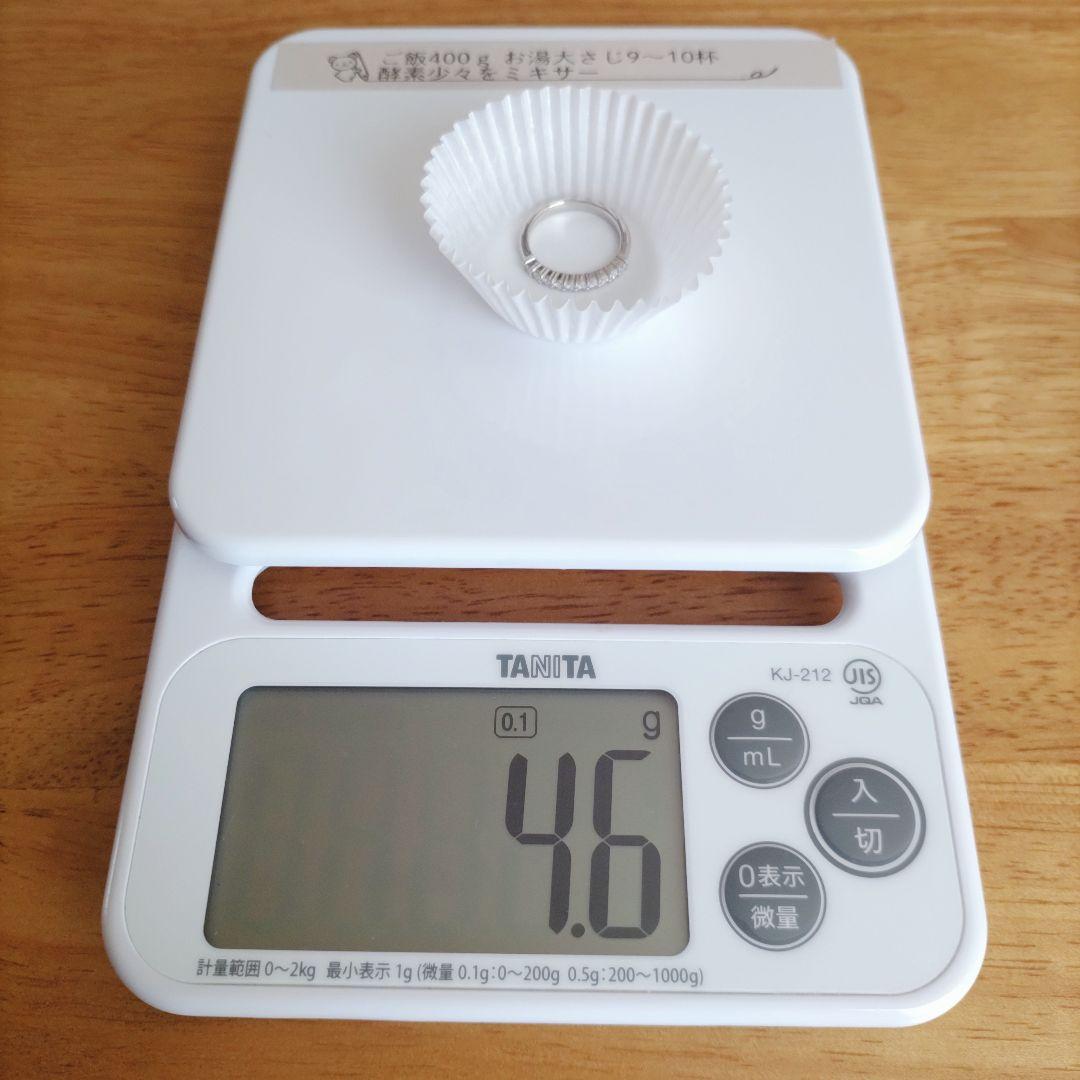 ♡Pt900 ダイヤモンドリング エタニティリング gstv 12号 4.6ｇ