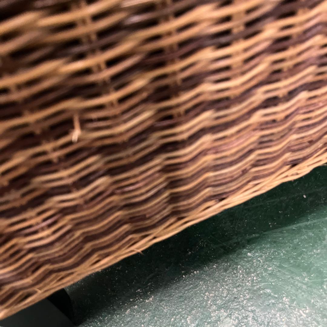 ニトリ ブラウン ラタン風 カウチソファ L字型 アジアンソファー