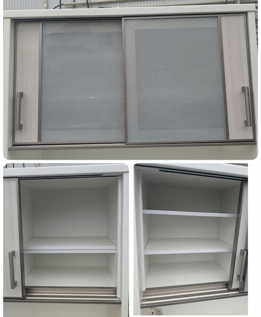 NITORI ニトリ キッチンボード 食器棚 ポスティア 100KB WH NITORI