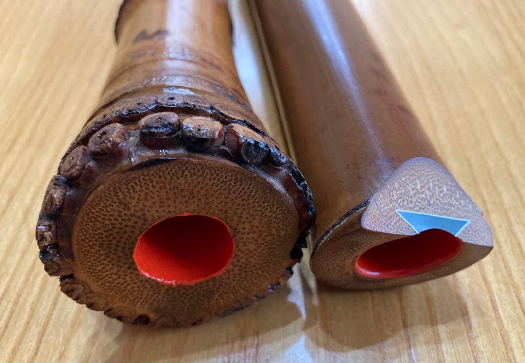 琴古流尺八 陵童銘 一尺八寸管 琴古流尺八