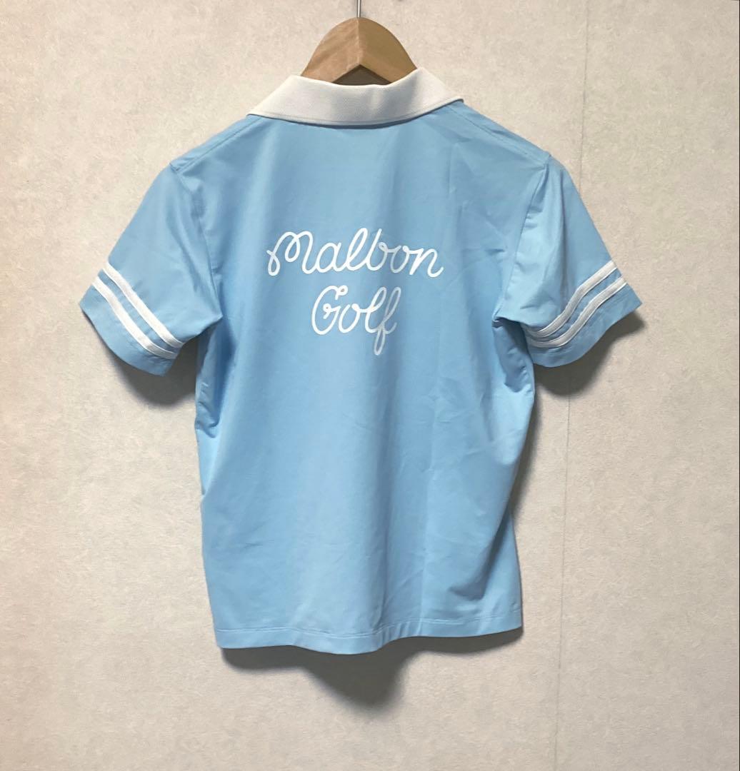 malbon golf マルボンゴルフ レディース トップスS 水色