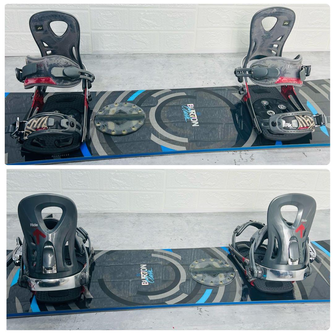 バートン クラッシュ 151cm メンズ スノーボード 2点セット 初心者