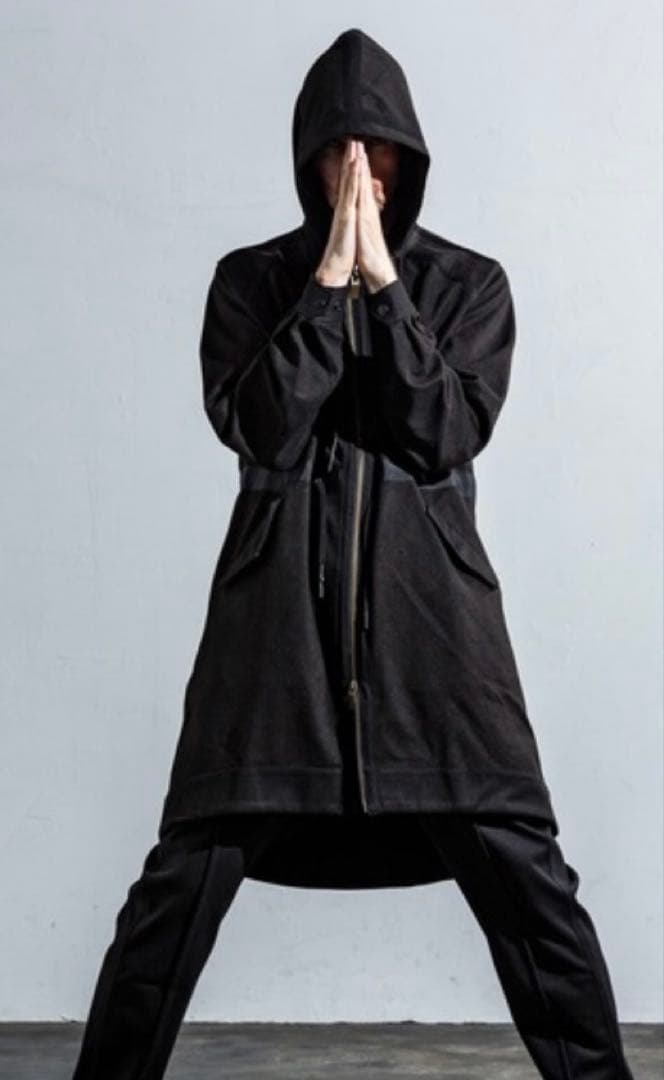 cdm カルぺディエム　モッズコート　L ブラック JULIUS - 中古CDM BY CARPEDIEM異素材切替スポーティーモッズコートSの