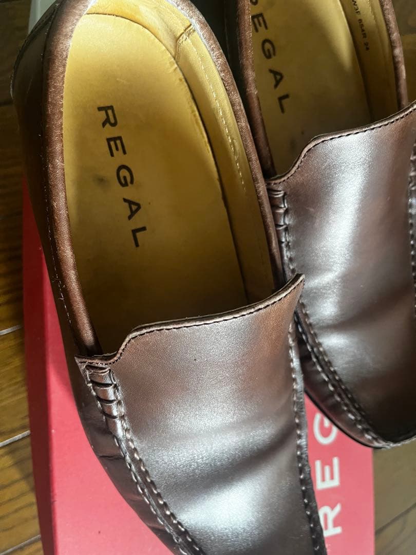 17日17時まで掲載）REGAL ダークブラウン レザー ローファー - メルカリ