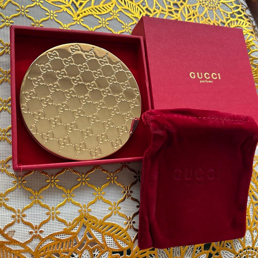 新品未使用箱付き GUCCI グッチ ノベルティミラー 鏡 - メルカリ