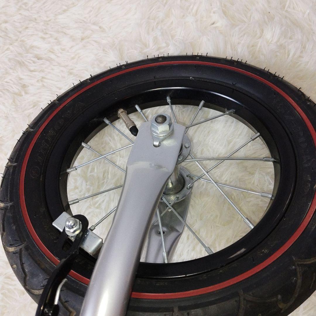未使用級】 へんしんバイク 12インチ 赤 スタンド＆工具セット付