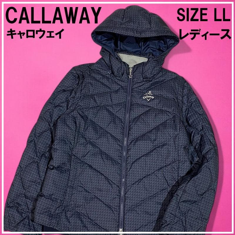 CALLAWAY キャロウェイ 4way ダウン ジャケット 柄 LL