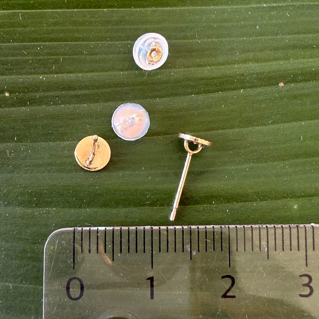 cui-cui K10 ダイヤモンド　ピアス　0.02ct