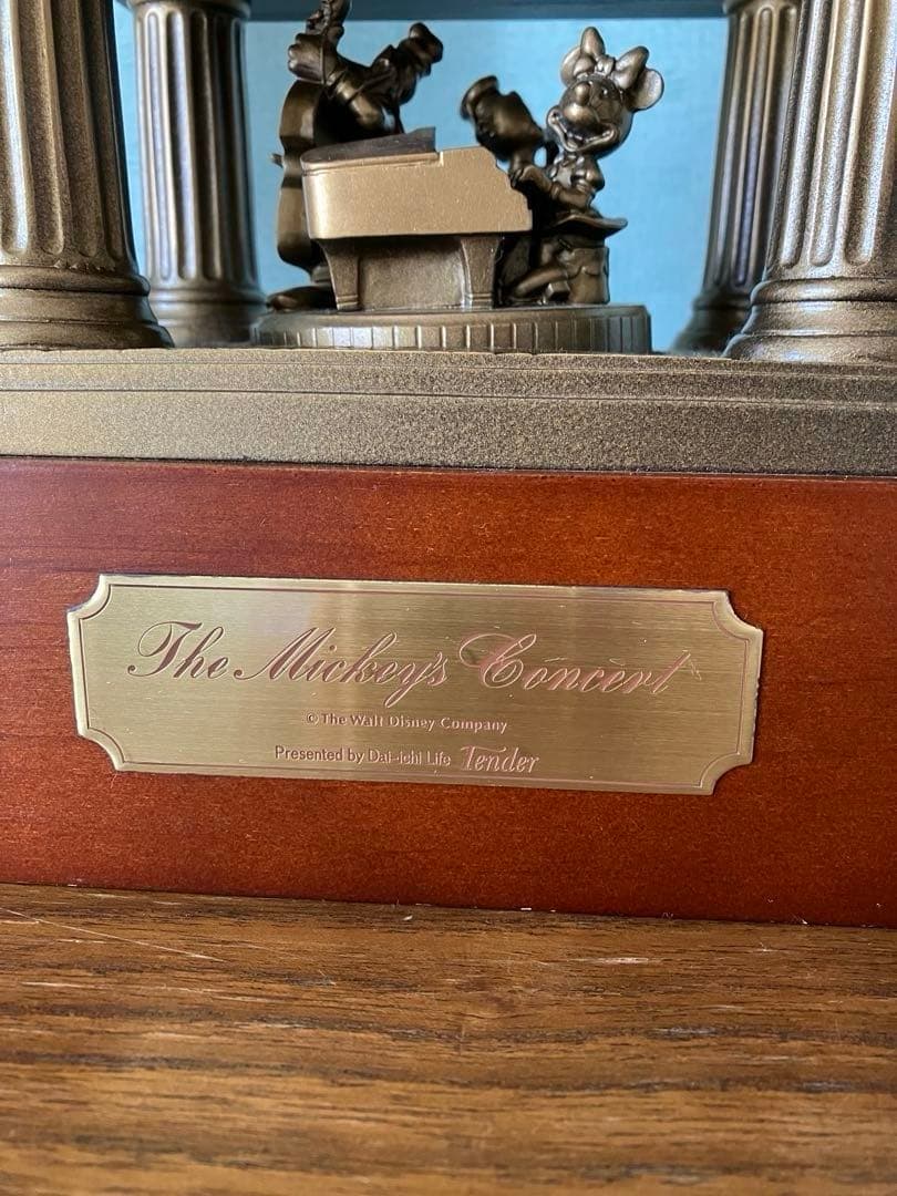 非売品】ディズニーオーケストラー ブロンズ像 オルゴール 第一生命