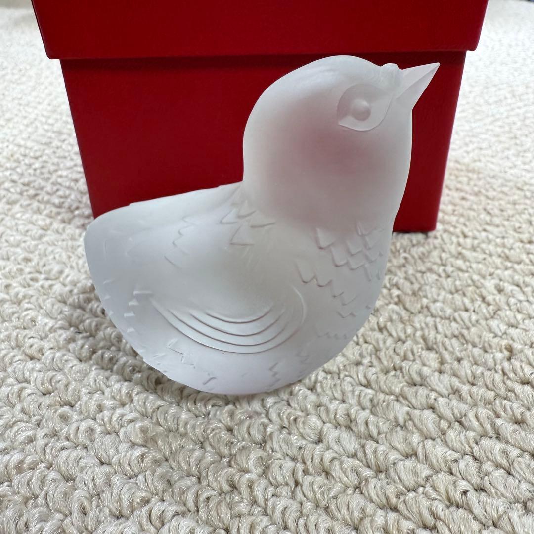 Baccarat ガラス製 鳥の置物 バカラ 鳥 バード フィギュリン ひよこの