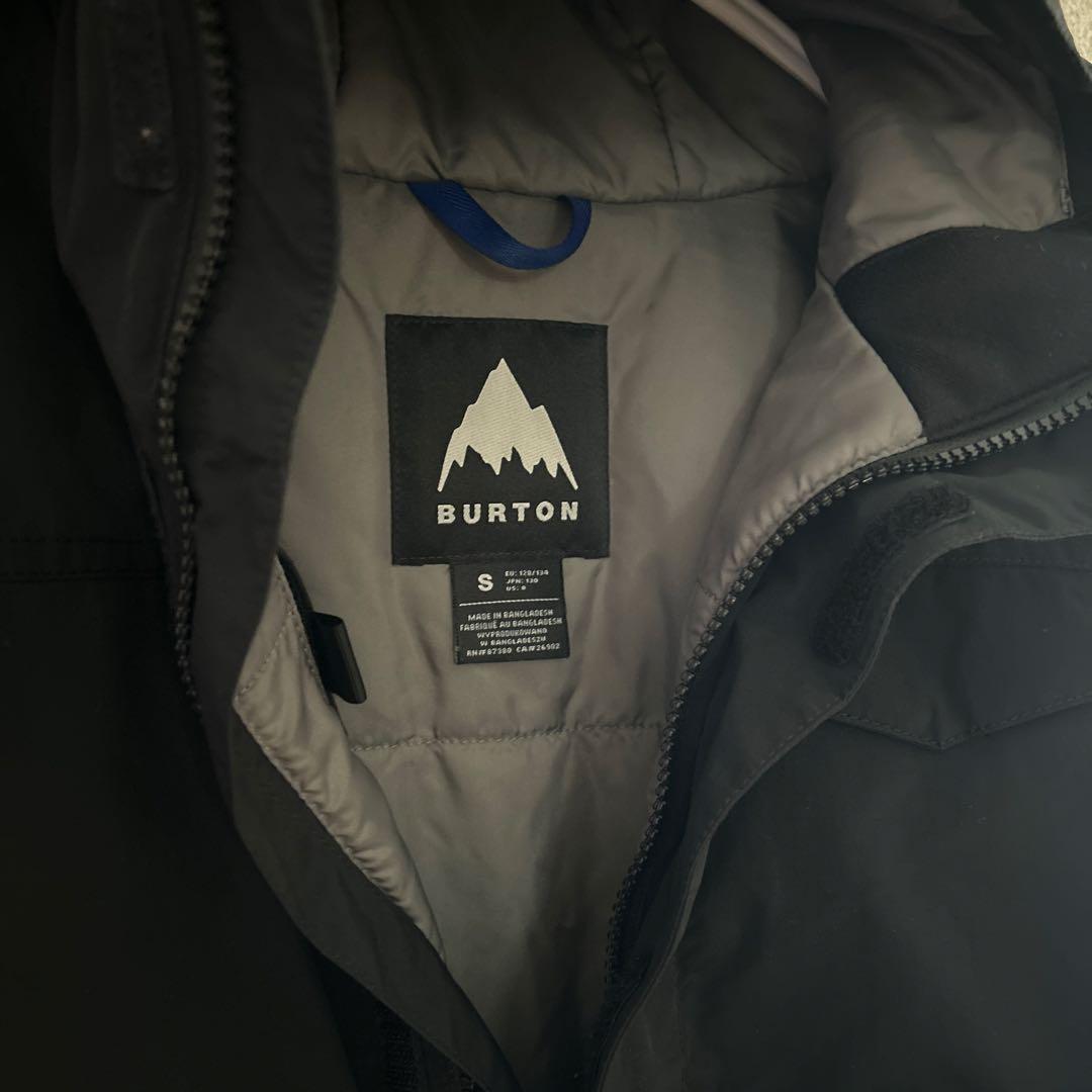 BURTON スノーボードウェア ブラック s 120 130
