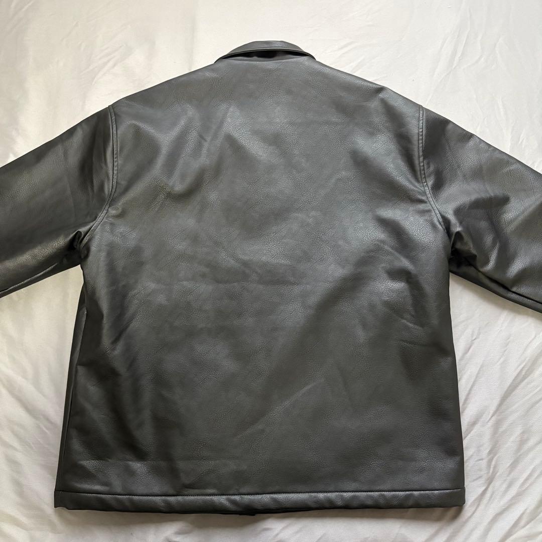 極美品 ROLLER FAKE LEATHER COACH JACKET - メルカリ