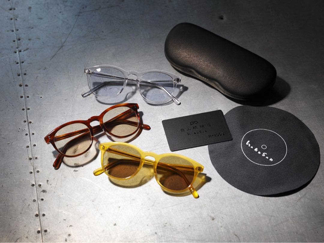 白山眼鏡店 メイフェア MAYFAIR 2024 らん甲 イエロー ジョンレノン