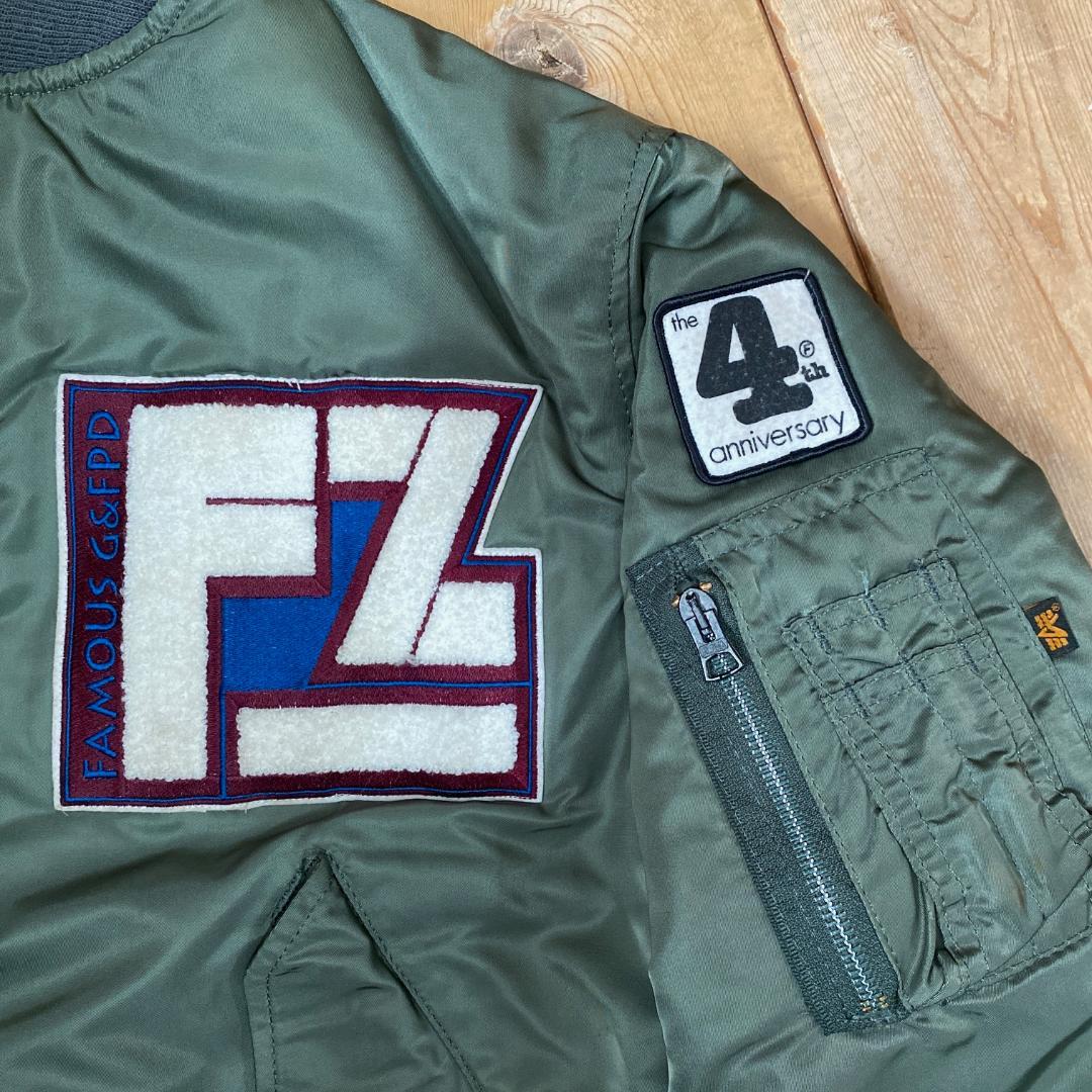 90s FAMOUZ フェイマス 4周年記念限定 ALPHA MA-1 USA製 - メルカリ