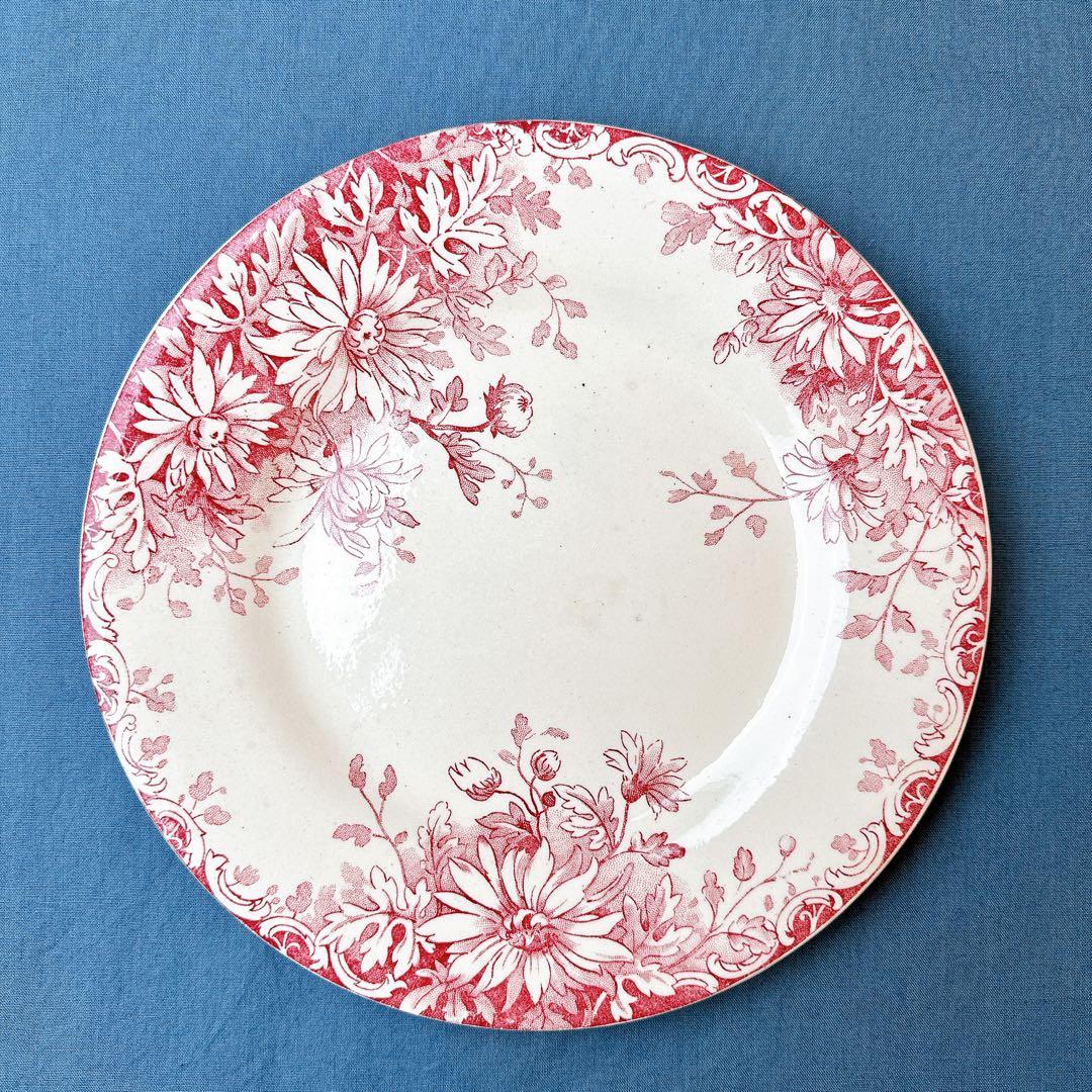 フランス ジアン FLEURS D'AUTOMNE 秋の花 赤 - メルカリ