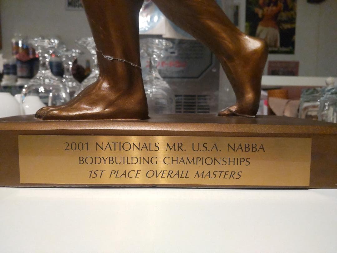 非売品 優勝 ボディビル トロフィー オブジェ☆ゴールドジム,プロレス