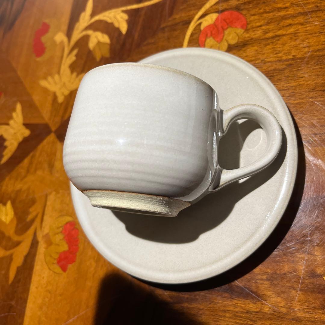 萩焼 珈琲椀 天鵬山造 コーヒーカップ&ソーサー 5客セット 新品箱入