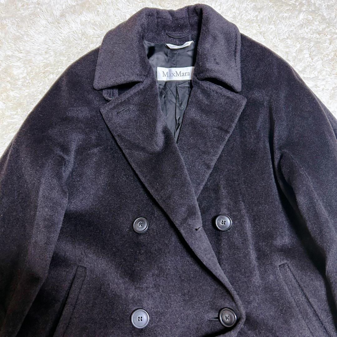 美品✨ マックスマーラ 白タグ ロングコート カシミヤ ダブル