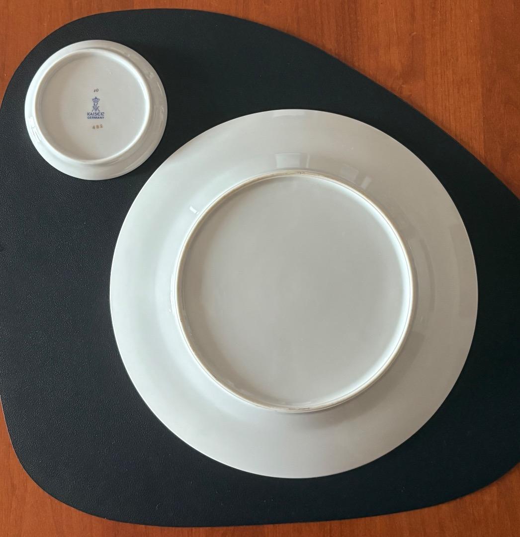 専用】JKWドイツ製 大皿 ＆ LIMOGES 豆皿 ＋2枚セット 計4枚｜