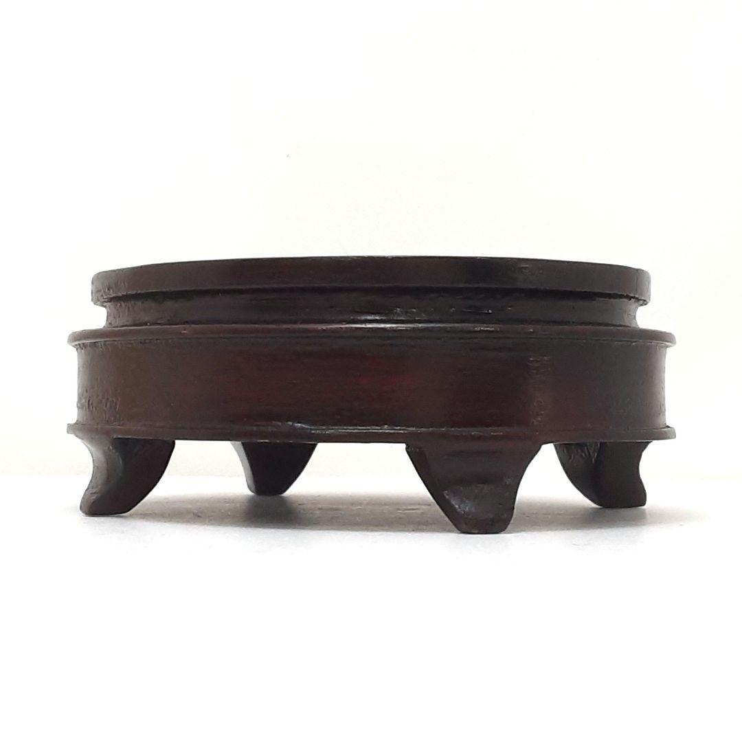 Y1701-5 細密彫刻 極上 布袋置物 唐木台付 総重量319.4g - メルカリ