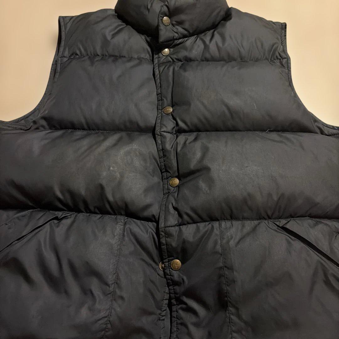 L*T様 90'S L.L.Bean ダウンベスト L ブラック黒 ビンテージ