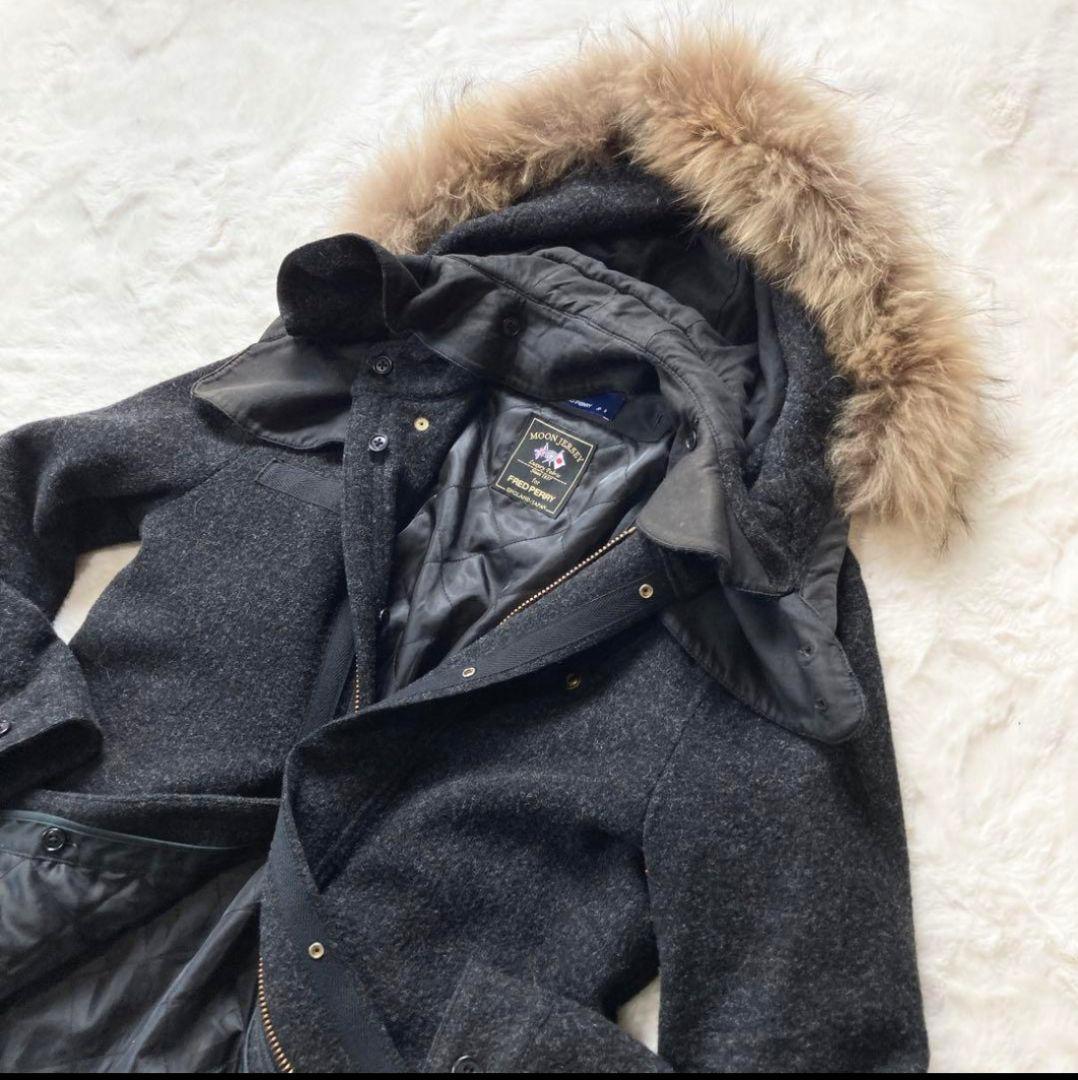 美品 ピンズ付き フレッドペリー 英国生地 Moon モッズコート - メルカリ