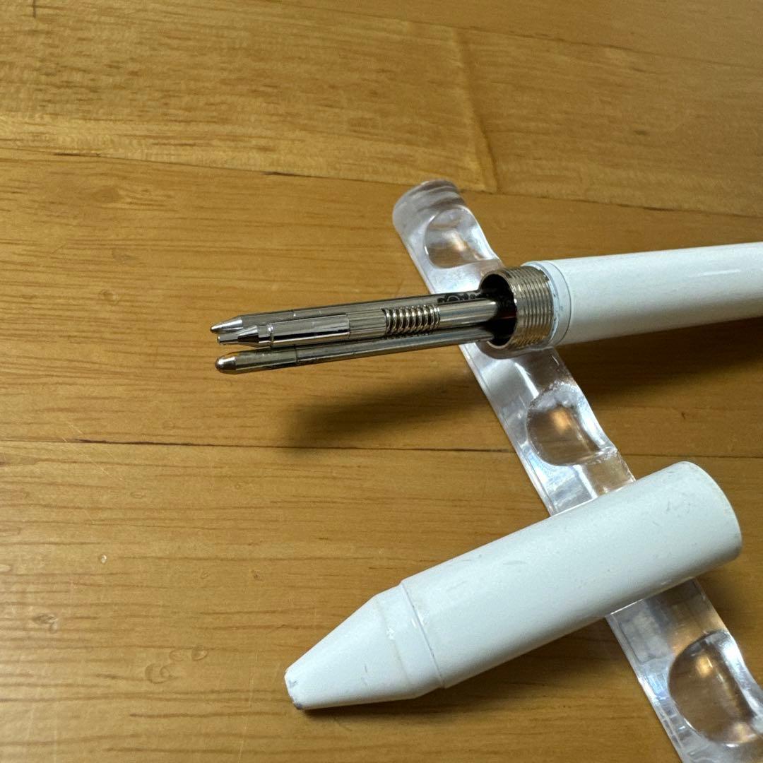 廃盤 rotring ロットリング 無印良品 トリオペン ホワイト 振り子式