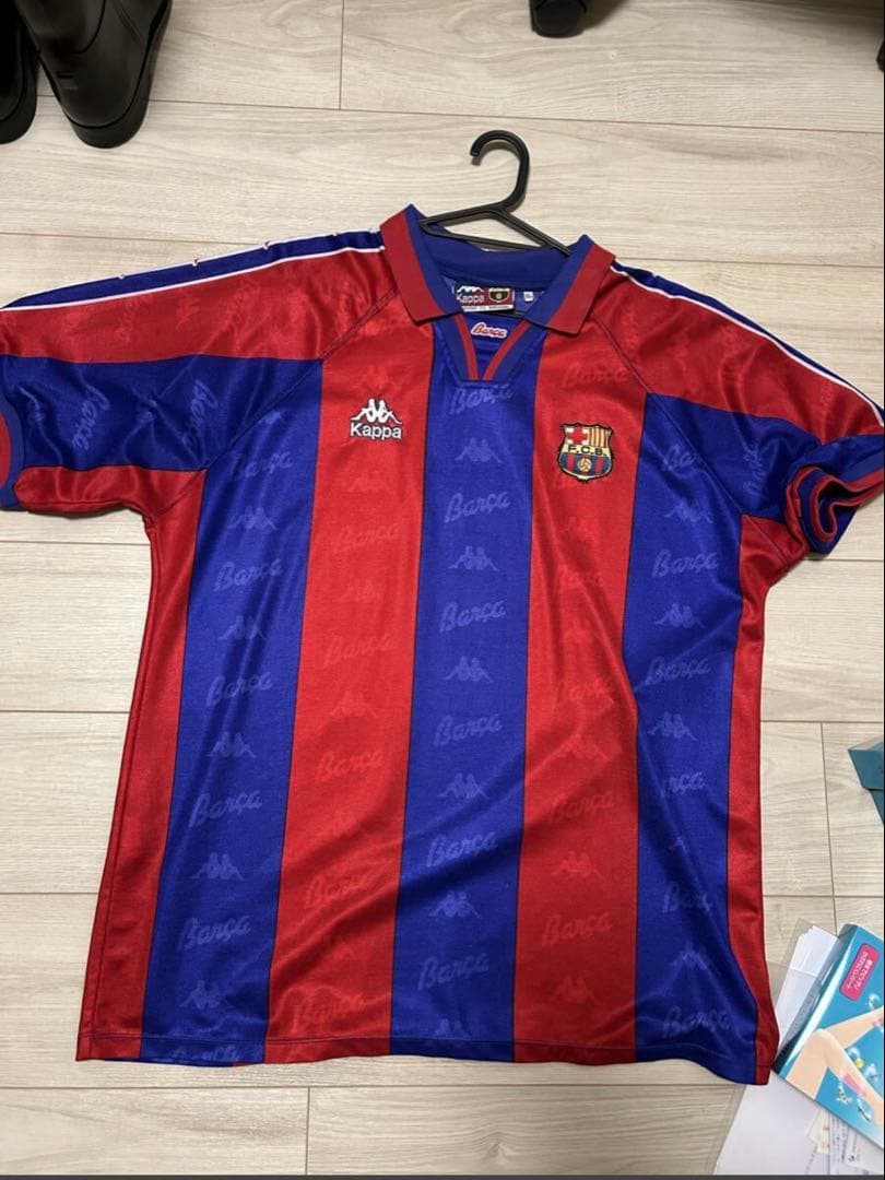 レア！96-97 バルセロナ　ユニフォーム　ロナウド選手 FCバルセロナ 96/97 ロナウド ホーム ユニフォーム｜Yahoo!フリマ（旧