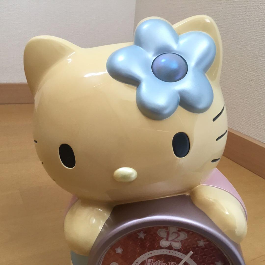 ハローキティ☆25周年記念デザイン目覚まし時計☆訳あり＊レトロ