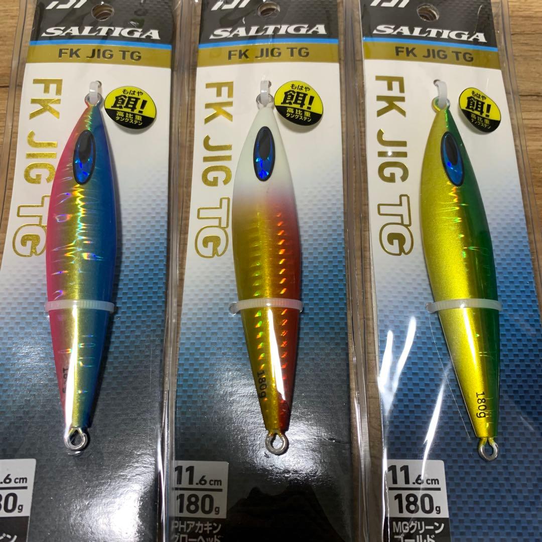 人気✨FK JIG TG ソルティガ 180g 3本セット✨ ソルティガ FKジグ TG(ルアー)｜DAIWA