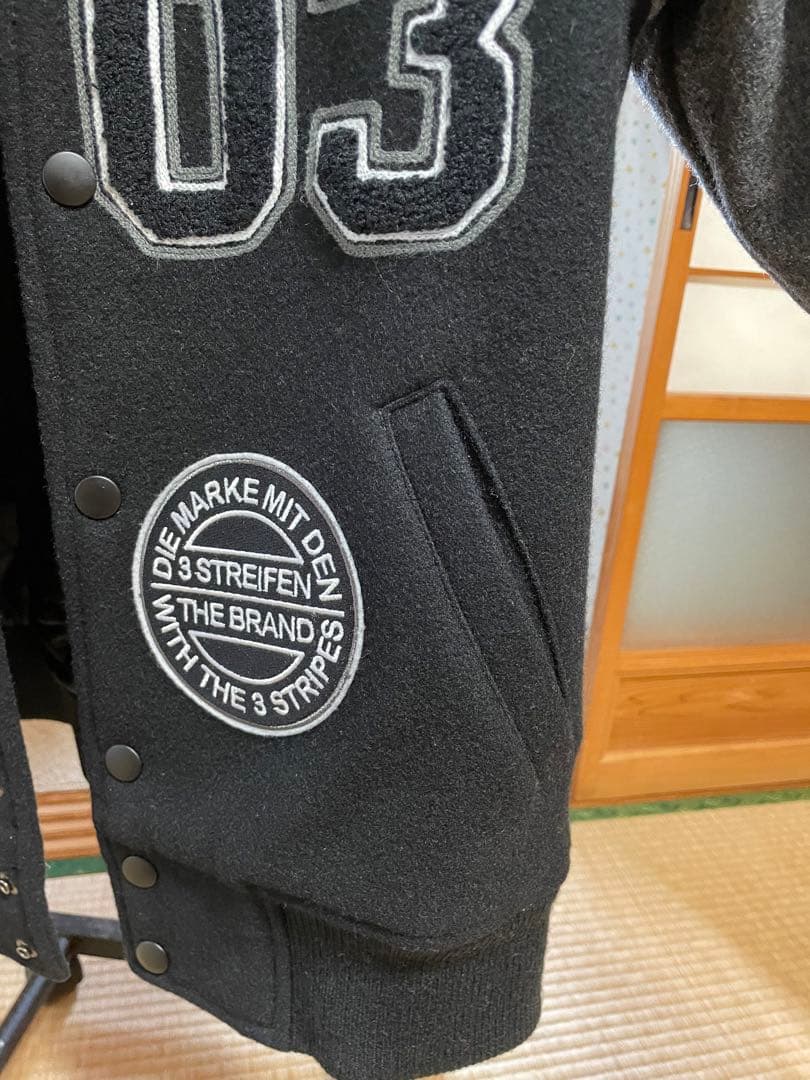 adidas ワッペン ウール スタジャン 桑田佳祐 サイズM トレフォイル