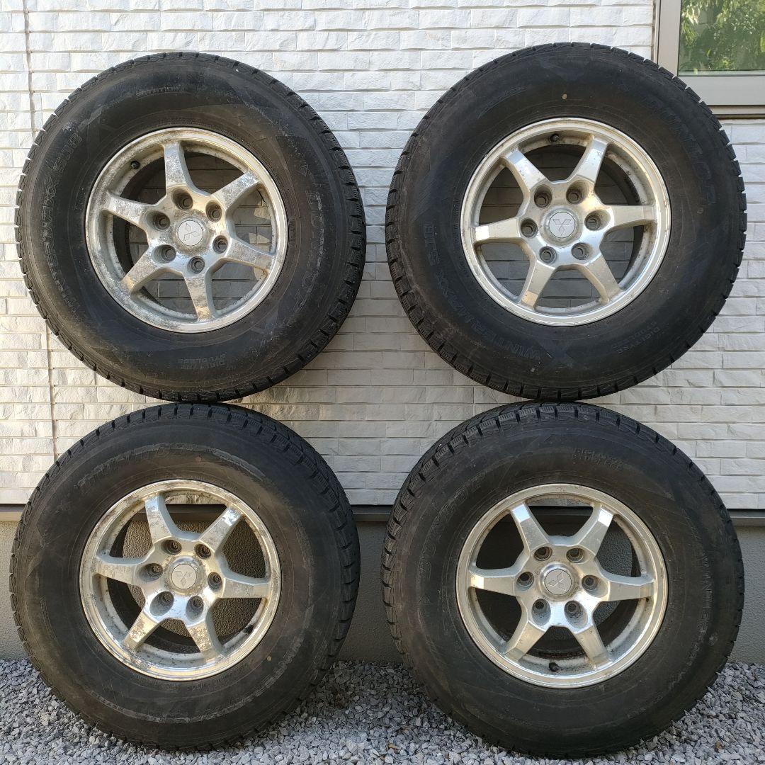 引取限定 DUNLOP スタッドレスタイヤ ホイール付き 265/70R16 DUNLOP（ダンロップ） 即納 ナット付 CX5 スタッドレス タイヤホイール