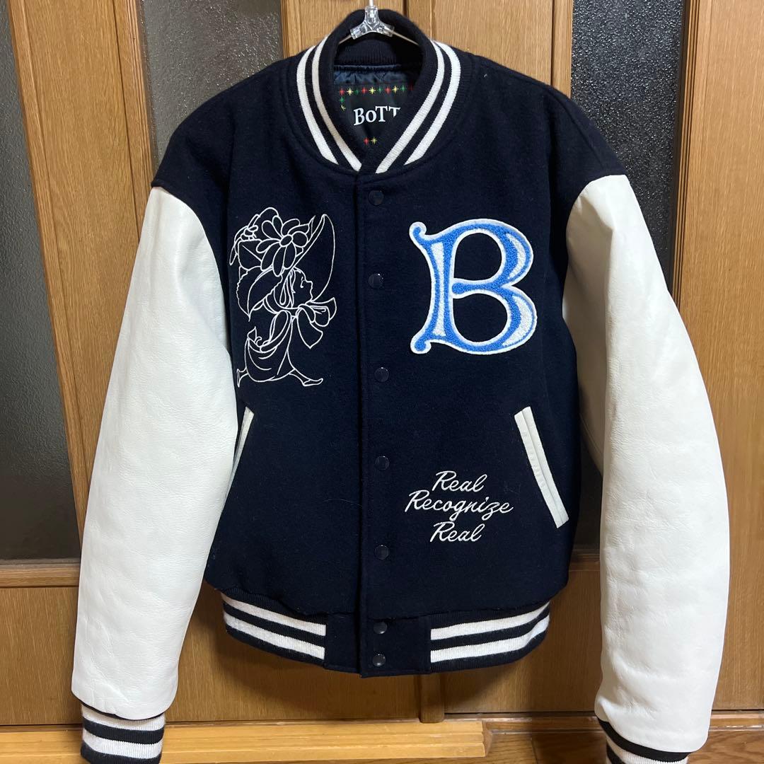 BOTT スタジャン BoTT（ボット） スタジャン WOLF VARSITY JACKET メンズ : ZOZOTOWN