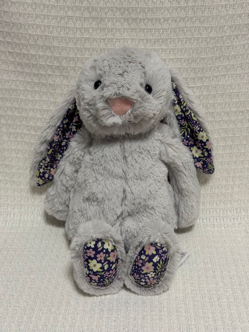  Blossom Silver 耳 花柄 うさぎ ぬいぐる M Blossom Silver 耳 花柄 うさぎ ぬいぐる M Jellycat Blossom Silver